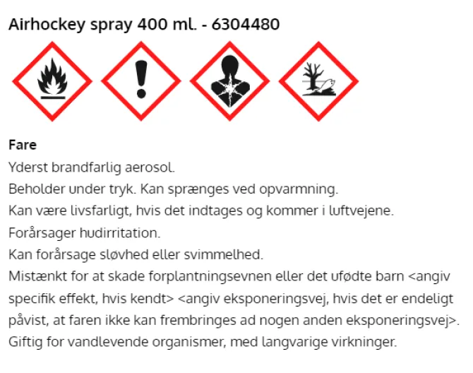Airhockey Spray 400 ml