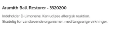 Aramith Ball Restorer rensevæske 250ml
