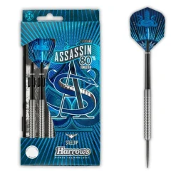 Assassin 80% NT steeltip dartpile fra Harrows