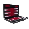 Backgammon kuffert Rød/Sort - 15"
