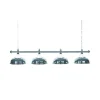 Billardlampe m/ 4 krom skærme, Ø38 cm