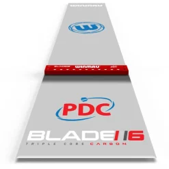 Clearzone transperant dartmåtte m/ raished oche fra Winmau