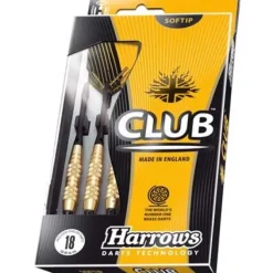 Club Brass softip dartpile fra Harrows