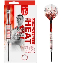 Damon Heta S2 90% NT steeltip dartpile fra Harrows