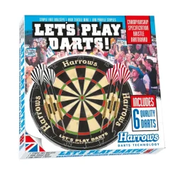 Dart sæt - Let´s play darts Harrows - skive & pile