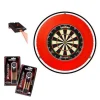 Deluxe dartpakke - skive, surround, lysring, pile & laser oche