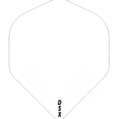 Designa dart flights no2 Standard i hvid