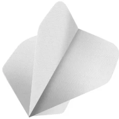 Designa dart flights no2 Standard Rip-stop nylon i hvid