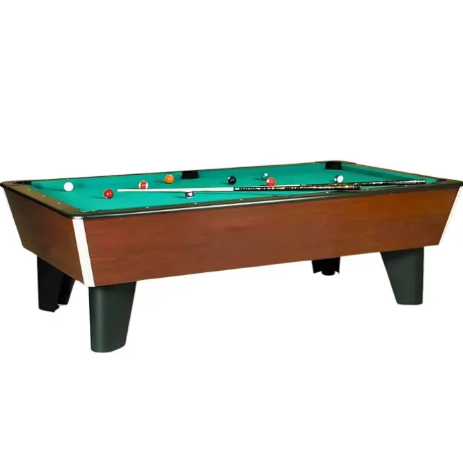7 fods Luton poolbillard brun