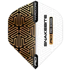 Hardcore Peter Wright Premium Snakebite Bronze/white flights fra Red Dragon