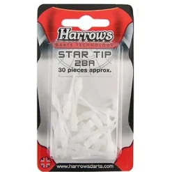 Harrows Softip Star spidser, 30 stk.