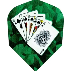 Hologram dart flights fra Harrows - 1604 grøn spillekort