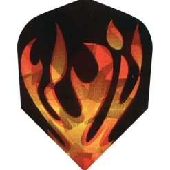 Hologram dart flights fra Harrows - 1620 guld flammer