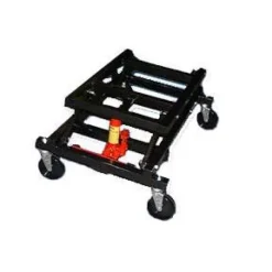 Løftevogn m/ donkraft t/ 600 kg.
