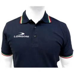 Longoni blå polo t-shirt - L