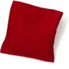 Løs beanbag/ærtepose t/ CORNHOLE ORIGINAL spil - 1 stk. rød 8x8 cm