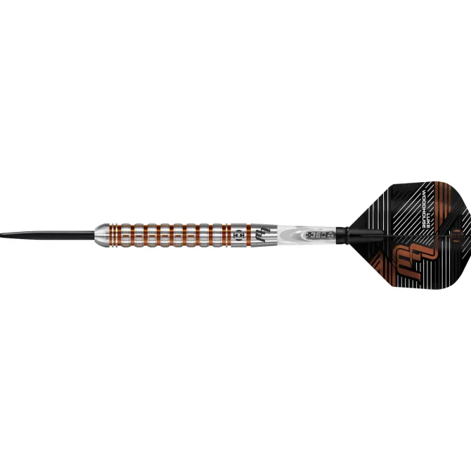 Luke Woodhouse S2 90% NT steeltip dartpile fra Harrows