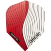 Marathon dart flights fra Harrows - 1504 rød/hvid