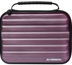 Mission ABS dart case purple t/ 12 pile