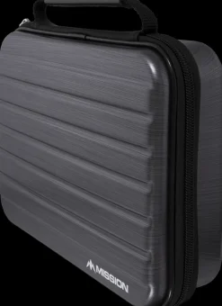 Mission ABS dart case silver t/ 12 pile