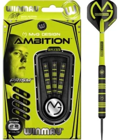 MvG Ambition brass steeltip dartpile fra Winmau - 22 gram