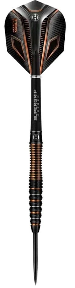 Noble 90% NT steeltip dartpile fra Harrows