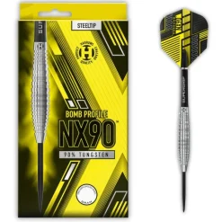 NX90 Bomb 90% NT steeltip dartpile fra Harrows