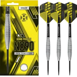NX90 Bomb 90% NT steeltip dartpile fra Harrows