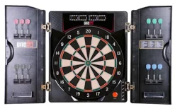 One80 Deluxe II elektronisk dartskive i skab