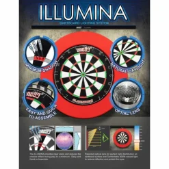One80 ILLUMINA lyssystem til dartskive