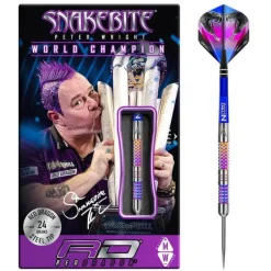Peter Wright Rainbow Mamba 90% NT steeltip dartpile fra Red Dragon