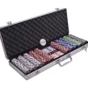 Pokerkuffert m/ 500 chips