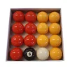 Pool baller 57,2 mm - Casino farver