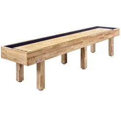 Pronto 12 fods shuffleboard i lys ask
