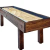 Pronto 9 fods shuffleboard i brun