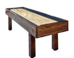Pronto 9 fods shuffleboard i brun