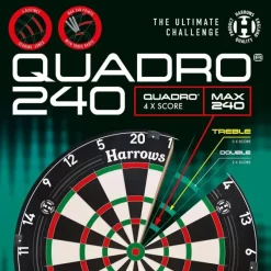 Quadro 240 dartskive fra Harrows