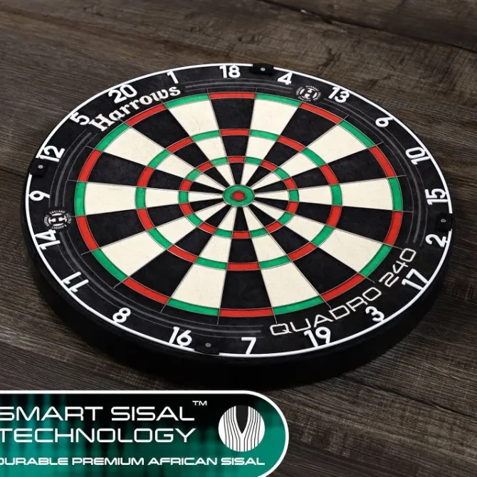 Quadro 240 dartskive fra Harrows