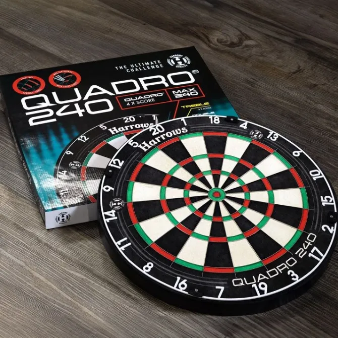 Quadro 240 dartskive fra Harrows