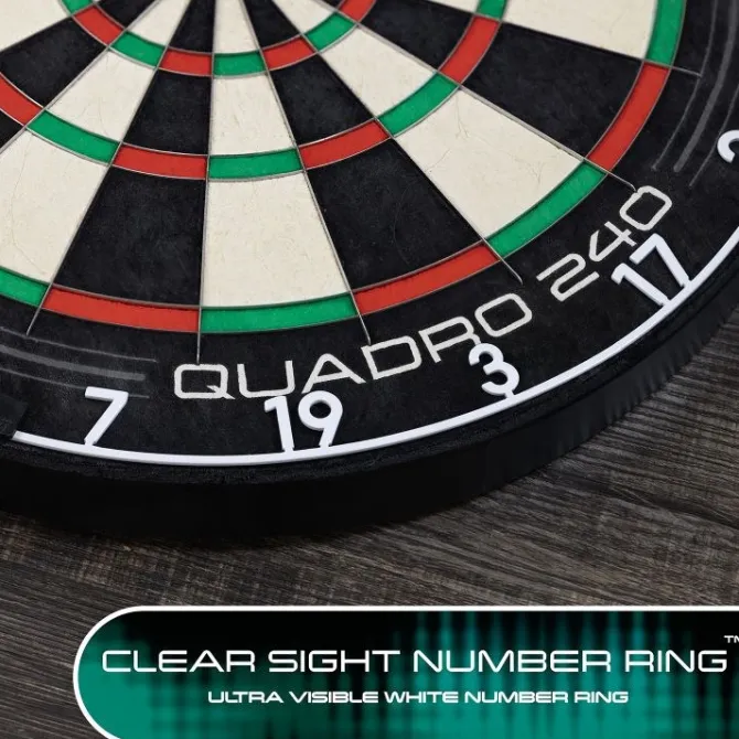 Quadro 240 dartskive fra Harrows