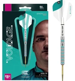 Rob Cross Voltage G2 90% NT steeltip dartpile fra Target