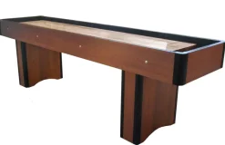 Sardi 9 fods shuffleboard i nøddebrun