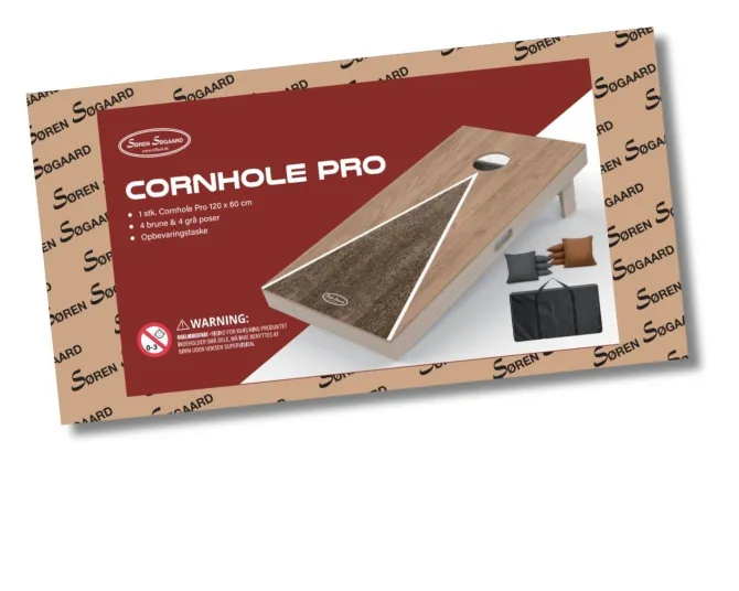 Søgaard Cornhole PRO - Officiel størrelse 120x60 cm