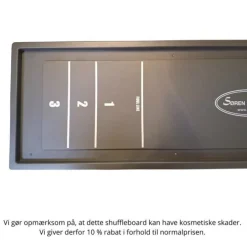 Shuffleboard Søgaard grå 122 x 33 cm