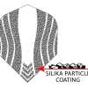 Silika Solid Tough Crystalline flights Harrows - sort