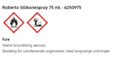 Silikonespray fra Roberto, 75 ml