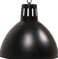 Sort industrilampe fra Buffalo, Ø 37 cm