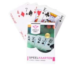Spillekort Longfield Laminerede til Bridge og Poker