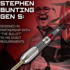 Stephen Bunting G5 95% NT steeltip dartpile fra Target