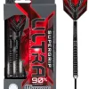 Supergrip Ultra 90% NT steeltip dartpile fra Harrows